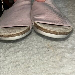 Munro Pink Mules Comfortable Slip-On Shoes